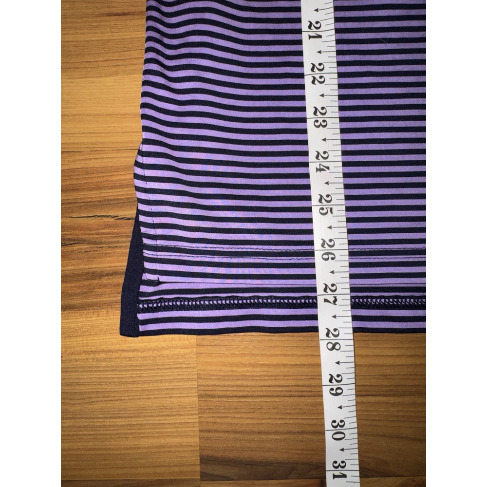 RLX Ralph Lauren Golf Polo Men's XL Purple Stripe Performance Preppy Athletic - Picture 7 of 7